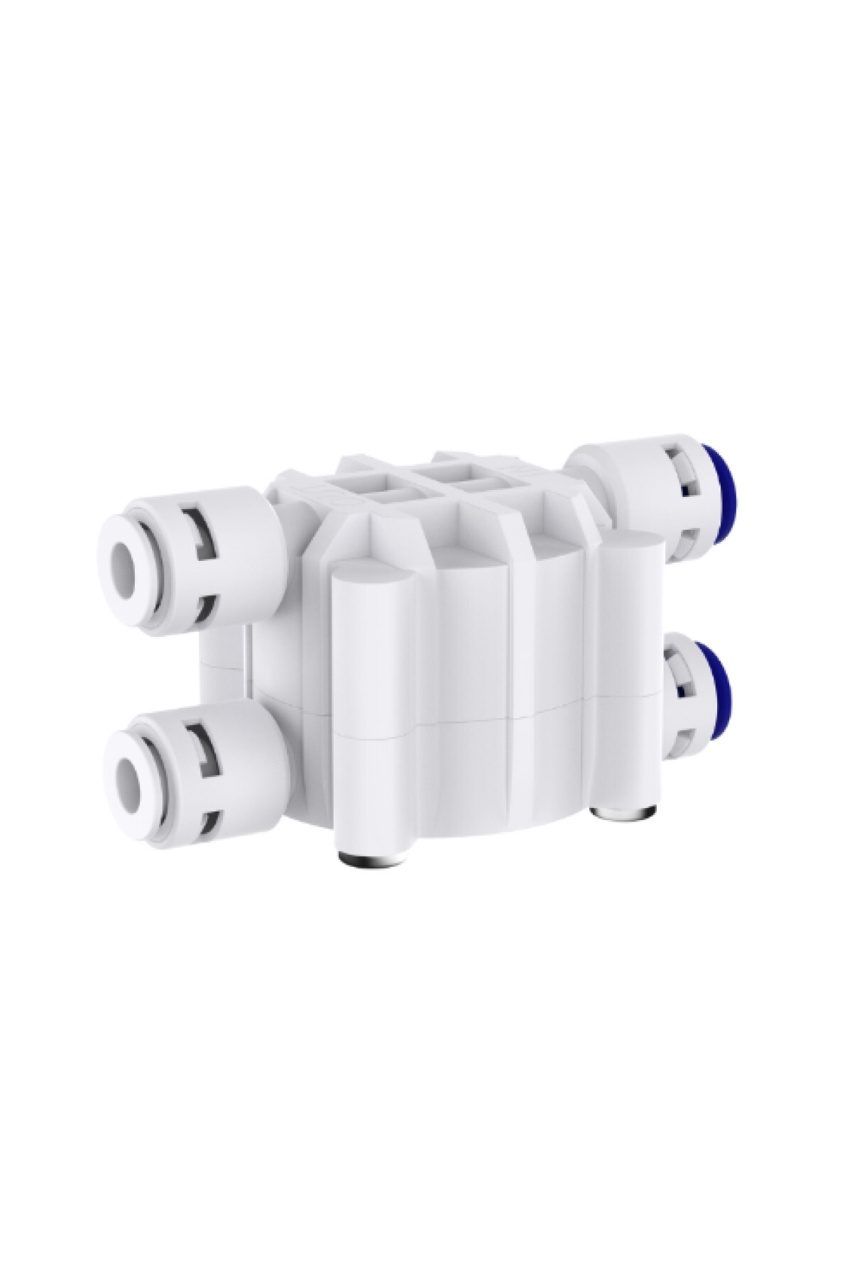 Shut Off Valf 4 Dört Yollu Şatof Vana 6 mm Hortum Bağlantılı